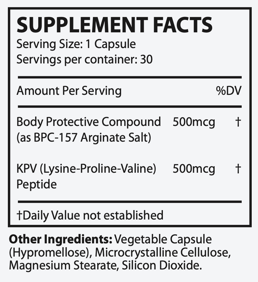 Nu BioAGE Guttides BPC-157 + KPV - GrassRoots Store