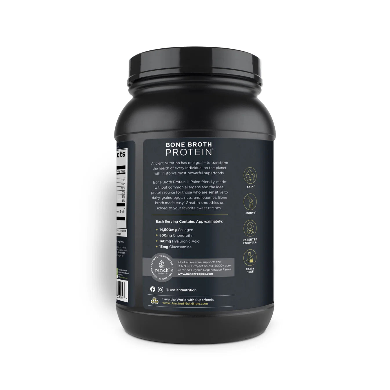 Bone Broth Protein Chocolate (40 Servings)