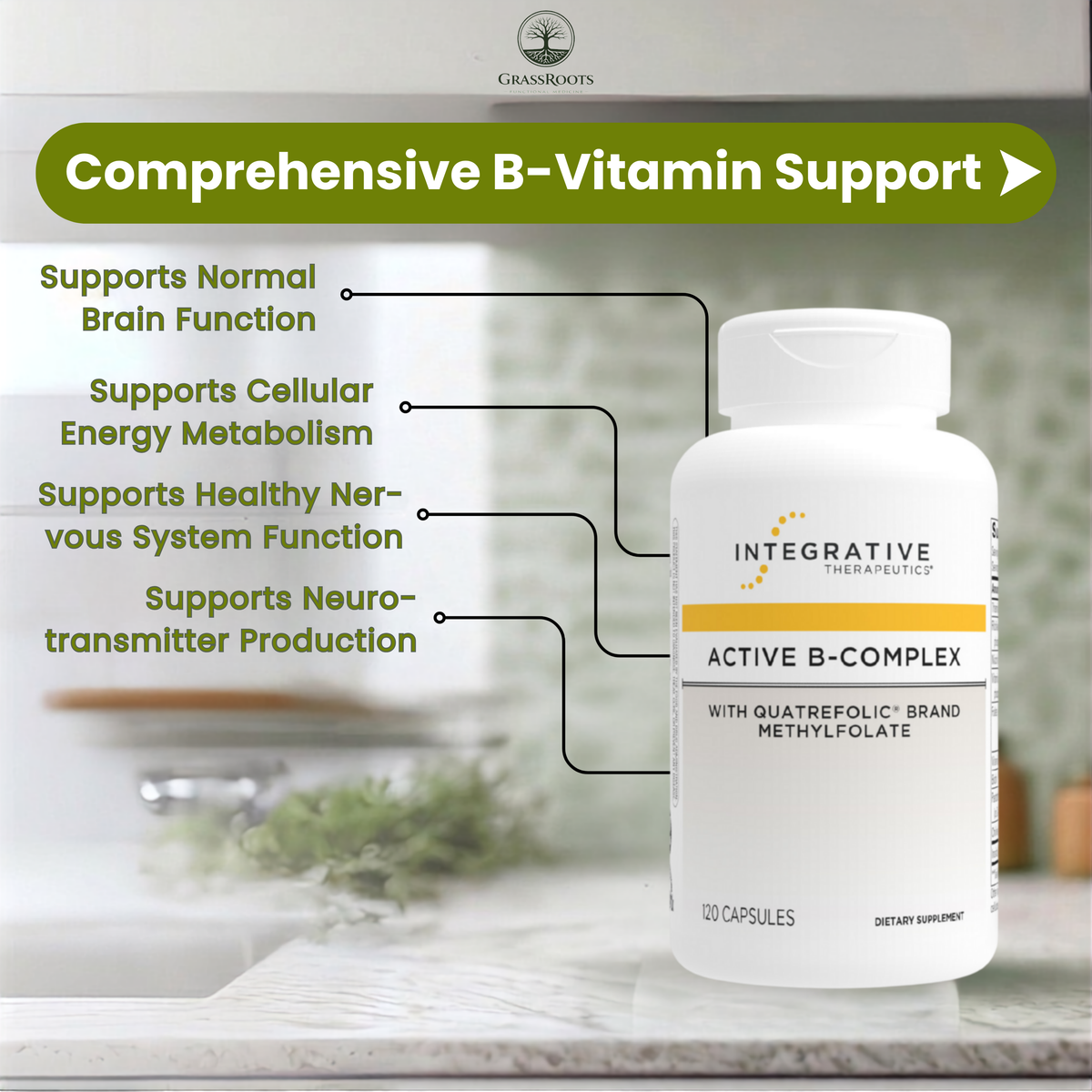 Integrative Therapeutics Active B-Complex 120