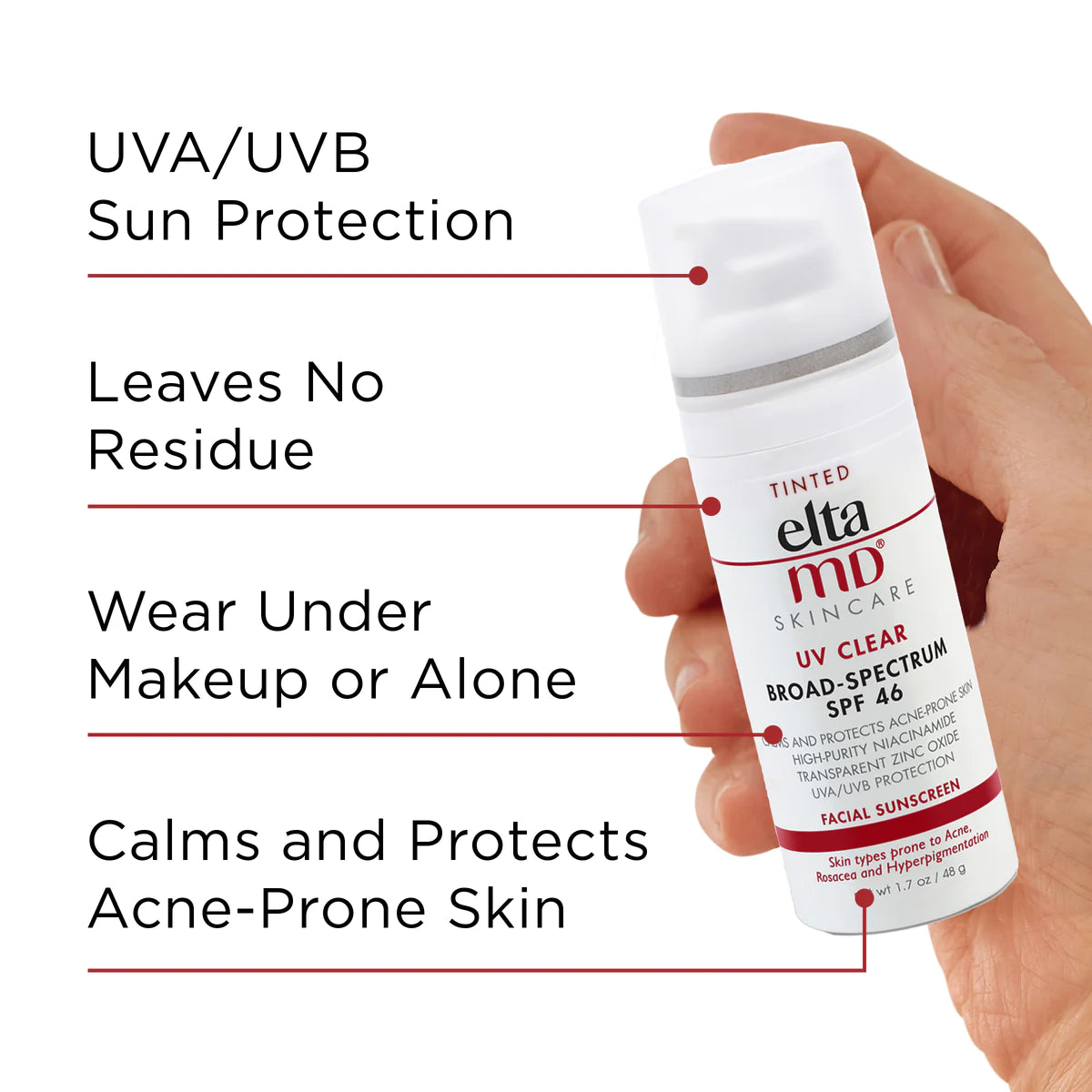 EltaMD UV Clear Tinted Broad-Spectrum SPF 46 - GrassRoots Store