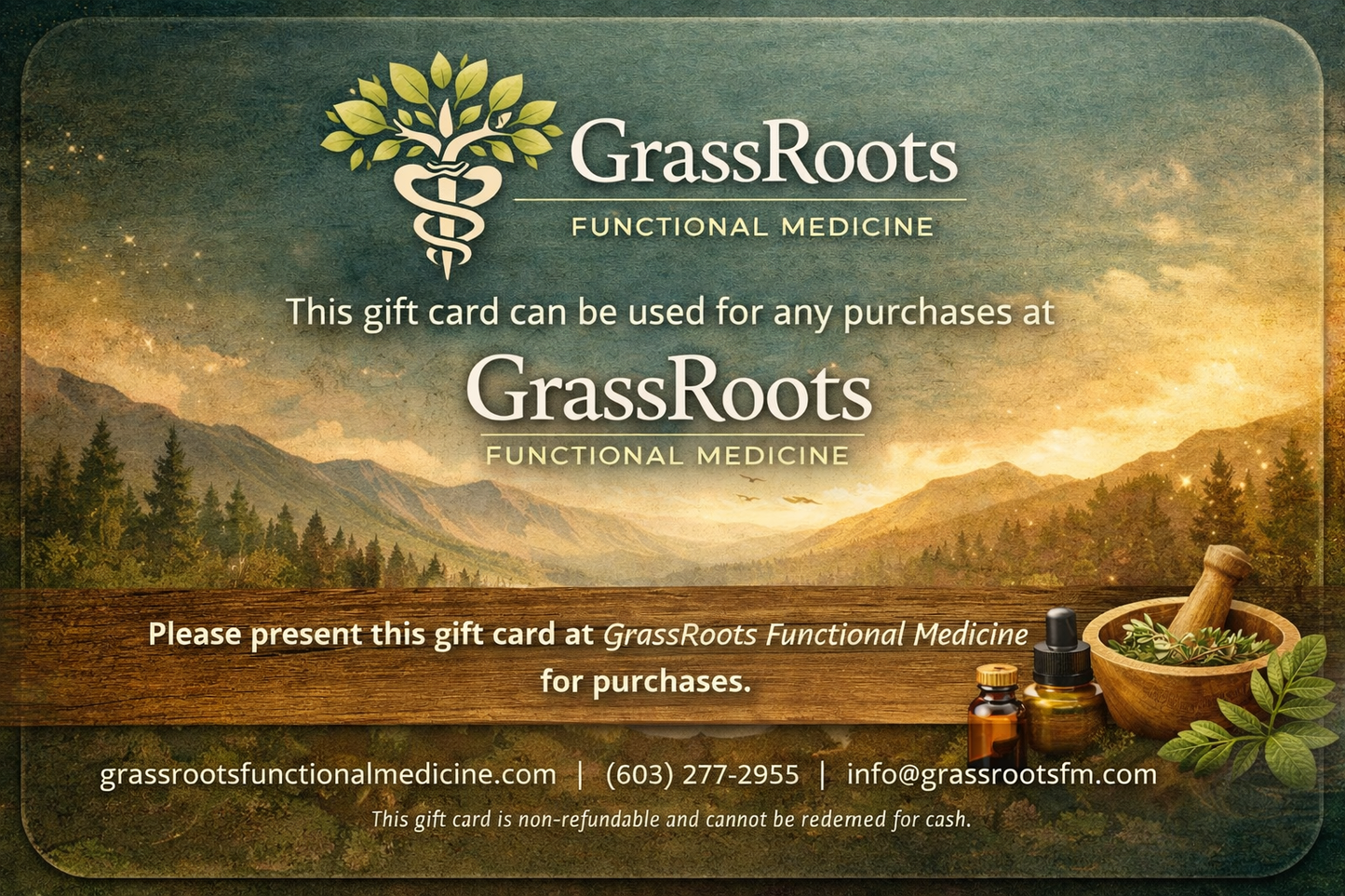 GrassRoots Gift Card - GrassRoots Store