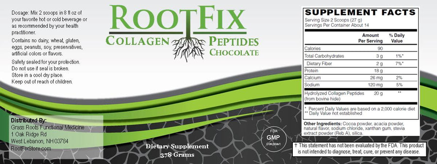 RootFix Collagen Peptide - Chocolate