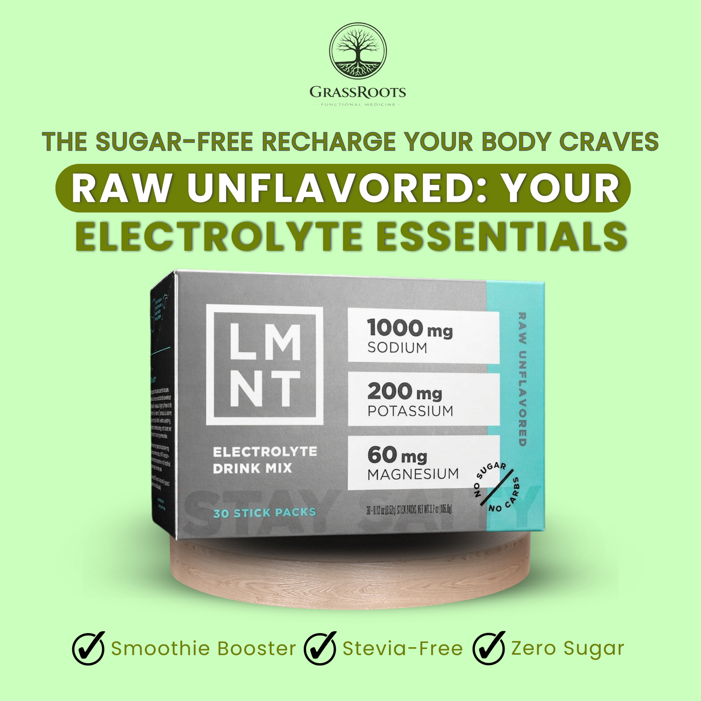 LMNT Raw Unflavored