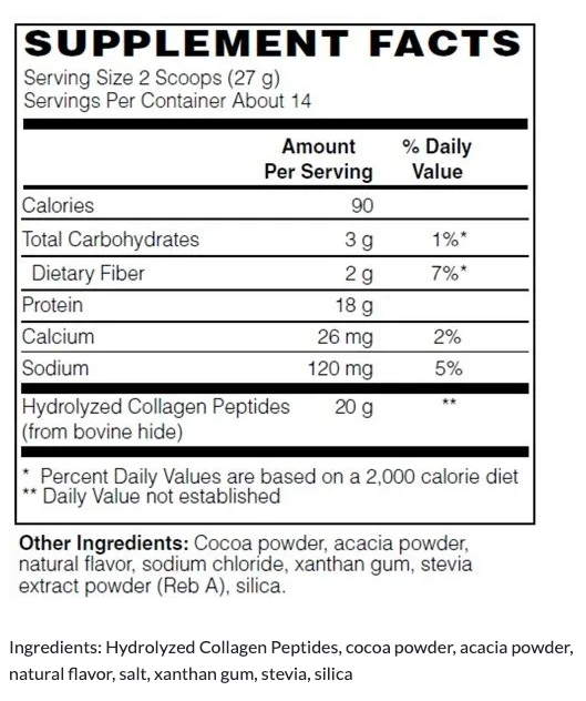 RootFix Collagen Peptide - Chocolate - GrassRoots Store