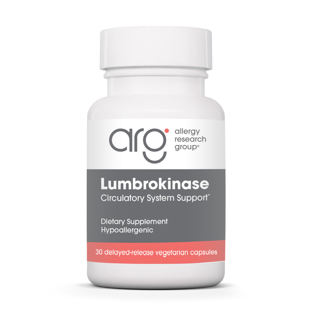 Lumbrokinase - Circulatory System Support - 30 capsules - GrassRoots Store