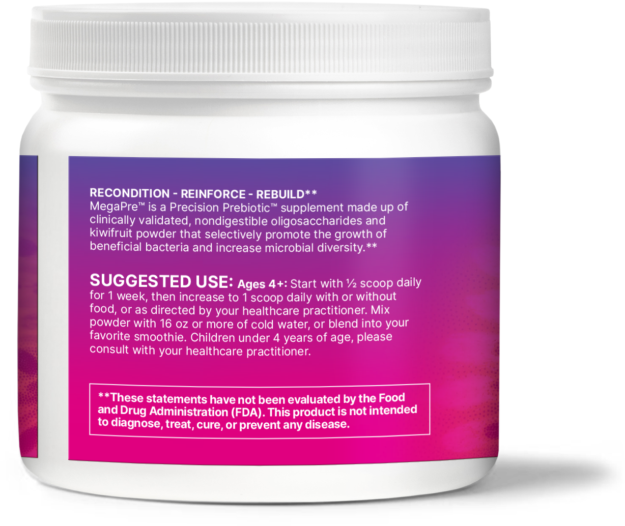 Megapre precision prebiotic powder - GrassRoots Store
