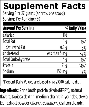 Pure Paleo Bone Broth - Vanilla