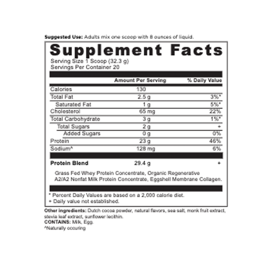 Ancient Nutrition Whey Protein Powder - Chocolate