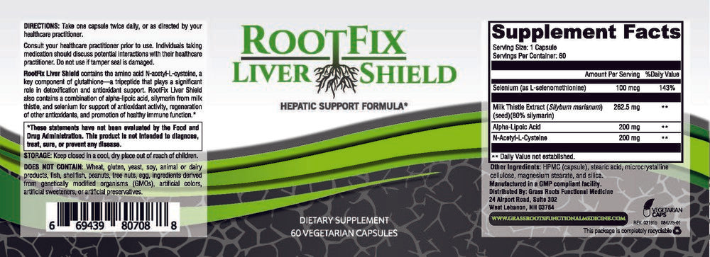 RootFix Liver Shield - GrassRoots Functional Medicine Store